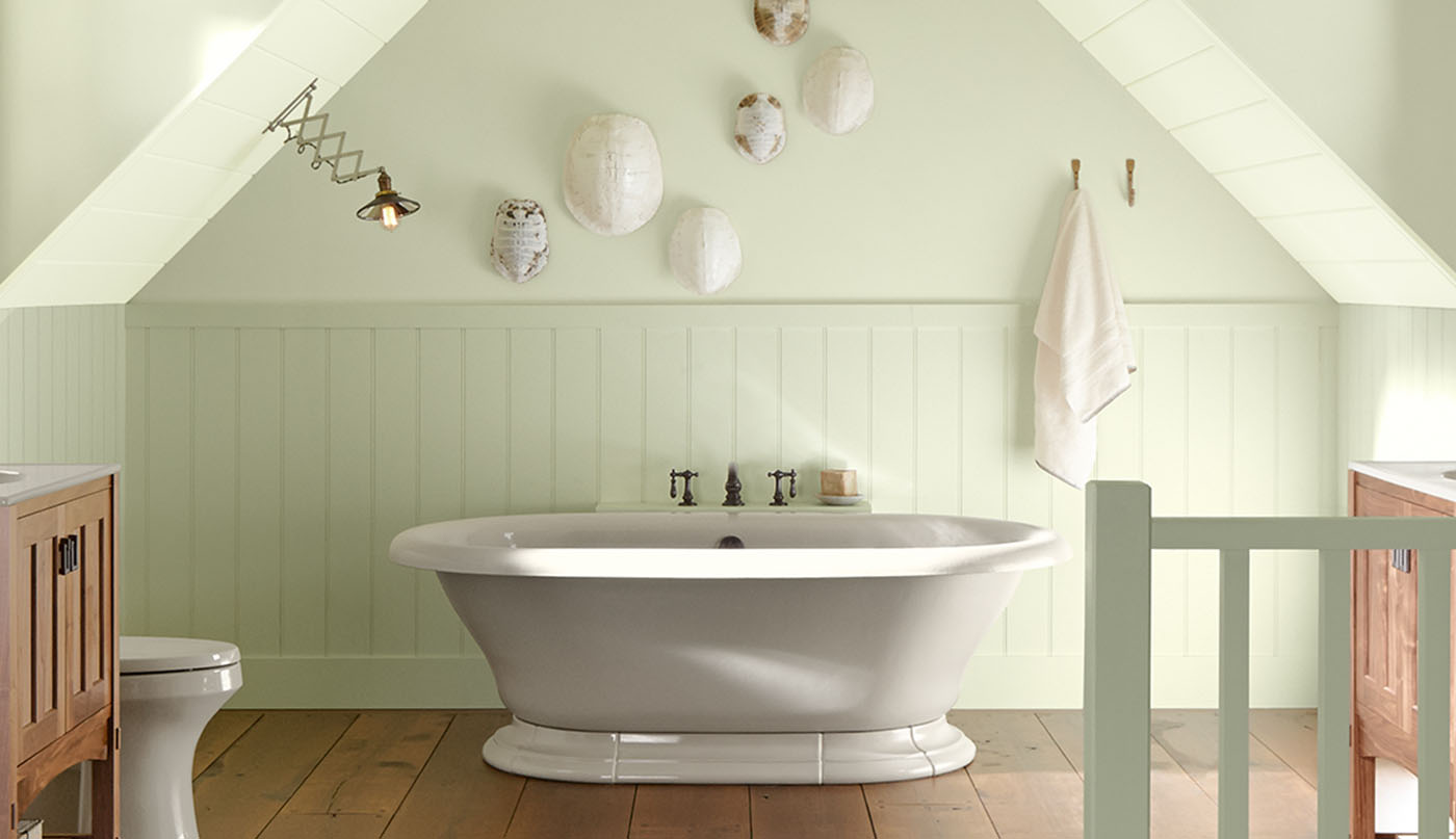 Painted bathroom project