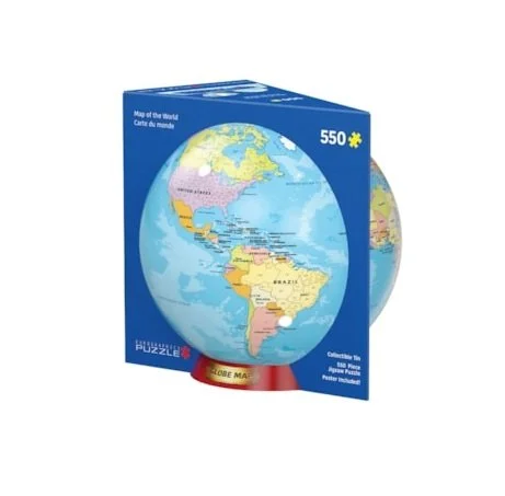 8551-5863 Map of the World Tin