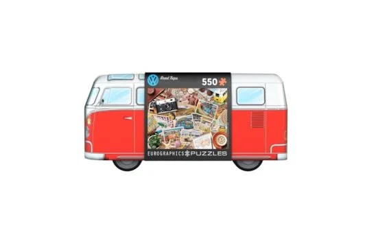 8551-5576 VW Road Trips Shaped Tin