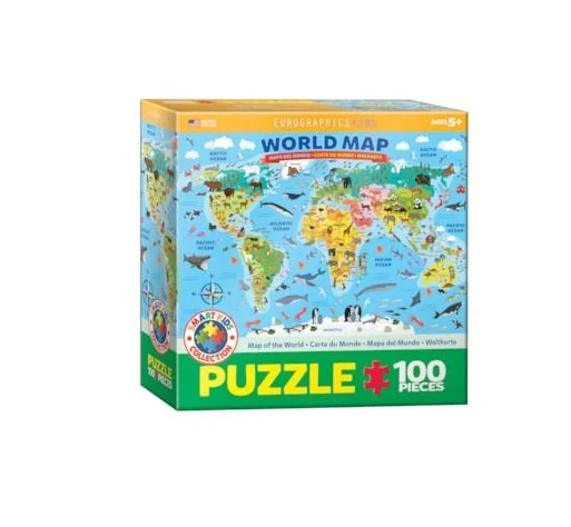 6100-5554 Map of the World