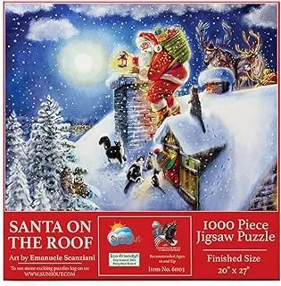 61103- Santa on the Roof