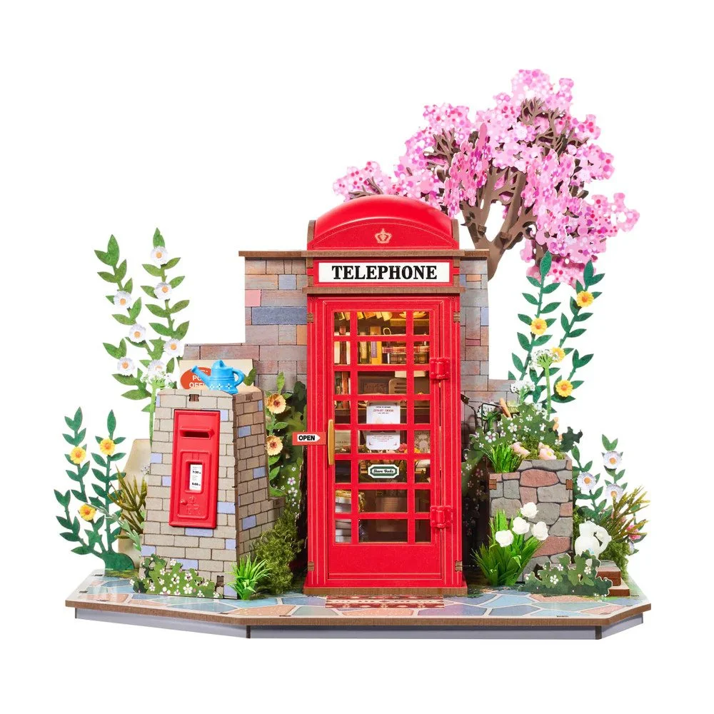 ROB-TGS05 - Rolife 3D Wooden Puzzle, Blossom Book Booth