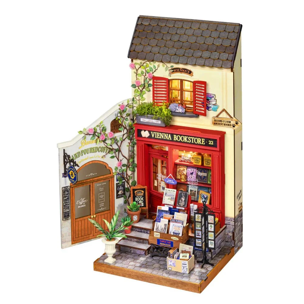 ROB-DG183 - Rolife DIY Miniature House Kit, Vienna Bookstore