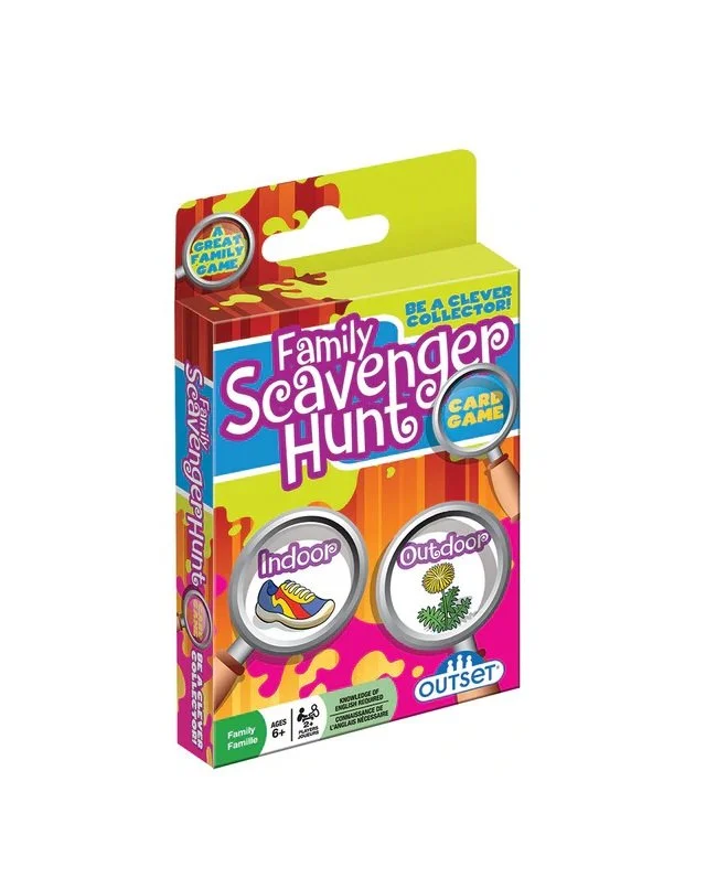 Family Scavenger Hunt Card Game