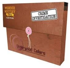MURDER MYSTERY - Party Case Files-Underwood Cellars