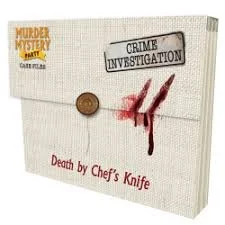 MURDER MYSTERY - Party Case Files- Death by Chef's Knife