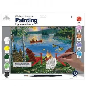 Royal & Langnickel Paint by Numbers- Lakesite Retreat