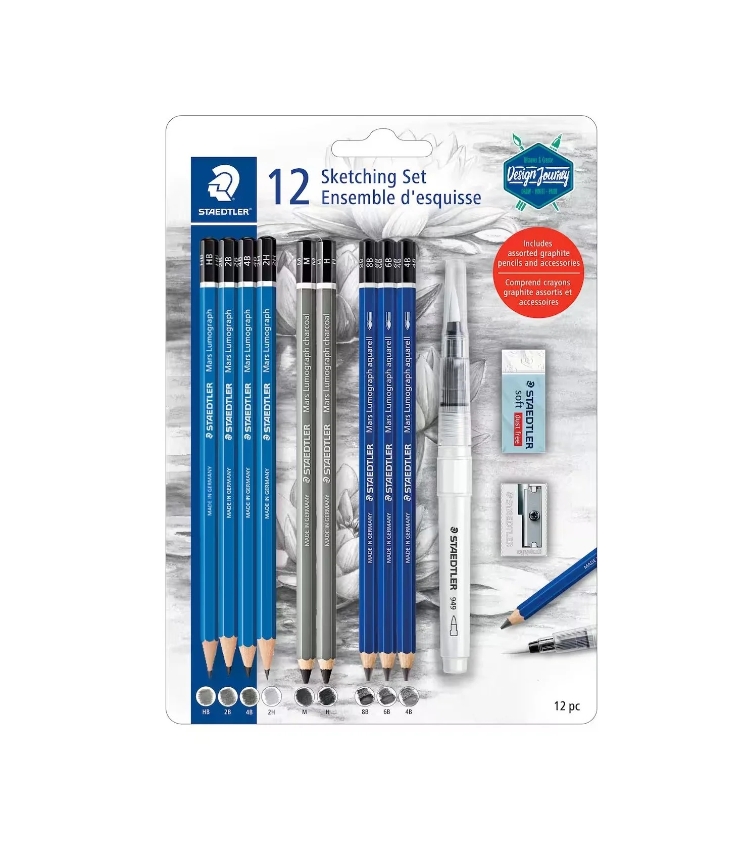 Staedtler® 12 Piece Sketching Set