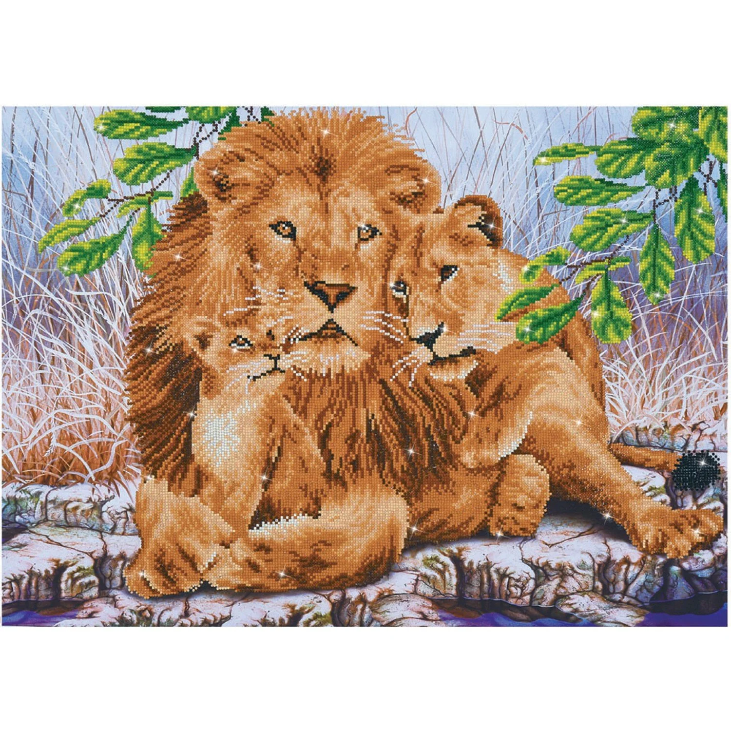 Diamond Dotz: Lion Family