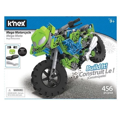K'NEX BUILDING SETS - 456PC MEGA MOTORCYCLE