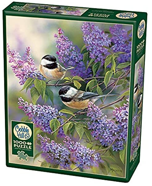 40166 - Chickadees and Lilacs